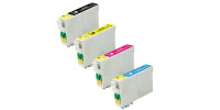 Complete set of 4 Epson T126 Compatible Inkjet Cartridges